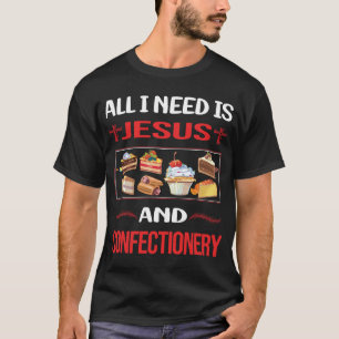 Grappige Jesus Confectionery T-shirt