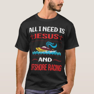 Grappige Jesus Offshore Racing T-shirt