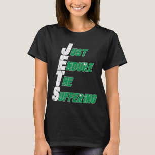 Grappige Jets Verduren Gewoon Het Lijdende Voetbal T-shirt