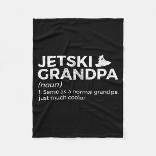 Grappige jetski opa definitie jet skien fleece deken