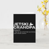 Grappige jetski opa definitie jet skien  kaart (Gele Bloem)