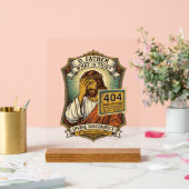 Grappige Jezus 404 Fout Webontwikkelaar Programmeu Acryl Bord (Huwelijk)