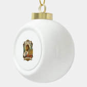 Grappige Jezus 404 Fout Webontwikkelaar Programmeu Keramische Bal Ornament (Rechts)