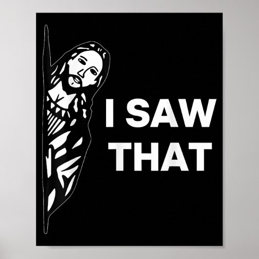 Grappige Jezus die ik zag Poster (Voorkant)