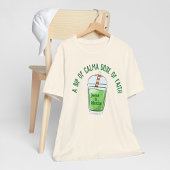 Grappige Jezus en Macha, geloof matcha T-Shirt