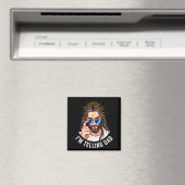 Grappige Jezus Ik Vertel het Papa Magneet (Insitu (Vaatwasser))