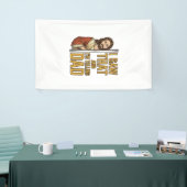 Grappige Jezus Ik Zag Dat en Ik Vertel het Papa On Spandoek (Beurs)