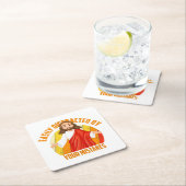 Grappige Jezus Kartonnen Onderzetters (Insitu)