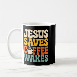 Grappige Jezus Koffie Gelovige Christelijke Geloof Koffiemok