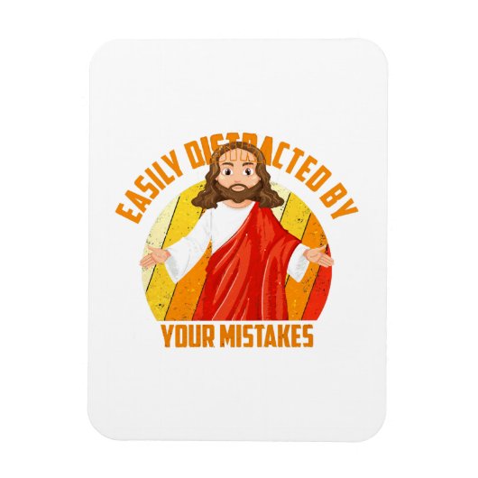 Grappige Jezus Magneet (Verticaal)