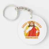 Grappige Jezus Sleutelhanger (Voorkant)