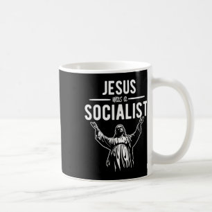 Grappige Jezus Was Een Socialistische T-Shirt Jezu Koffiemok