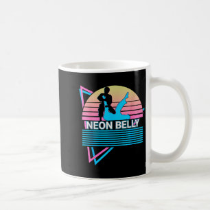 Grappige Jiu Jitsu Bjj Retro Neon Buik Koffiemok