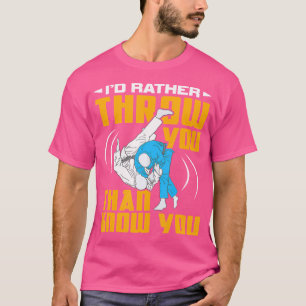 Grappige Jiu Jitsu Judo Bjj Martial Arts liefhebbe T-shirt