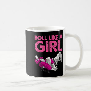 Grappige Jiu Jitsu kunst voor vrouwen meisjes Kind Koffiemok