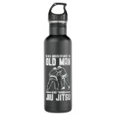 Grappige Jiu Jitsu training Waterfles (Voorkant)