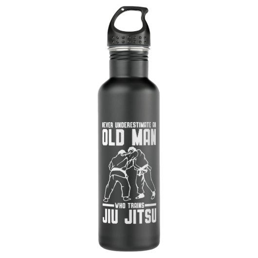 Grappige Jiu Jitsu training Waterfles (Voorkant)