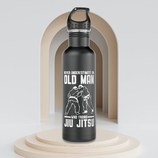Grappige Jiu Jitsu training Waterfles