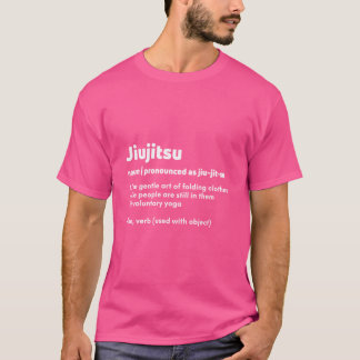 Grappige Jiujitsu Jiu Jitsu-definitie betekent T-shirt