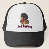 grappige jive turkey cartoon met tekst trucker pet (Voorkant)