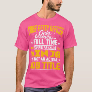 Grappige Job Titel van Eerste Sergeant T-shirt
