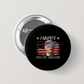 Grappige Joe Biden 4 juli gelukkige 4e Pasen Ons Ronde Button 5,7 Cm (Voorkant /achterkant)