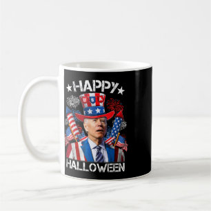 Grappige Joe Biden 4 juli T-shirt Fijne Halloween Koffiemok