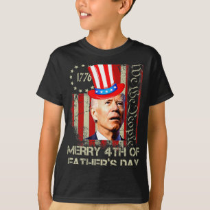 Grappige Joe Biden Gelukkige 4e Vaderdag T-shirts