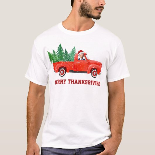 Grappige Joe Biden Kerst T-shirt (Voorkant)