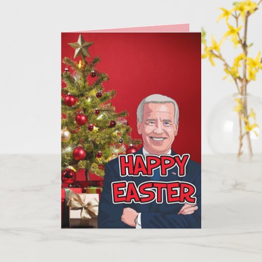GRAPPIGE JOE BIDEN KERST VERWARD GRAPPIGE KAARTEN (Gele Bloem)