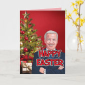 GRAPPIGE JOE BIDEN KERSTMIS VERWARD GRAPPIGE KAART (Gele Bloem)