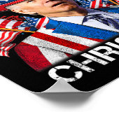 Grappige Joe Biden Prettig 4e Kerstmis 4e Juli Poster (Hoek)