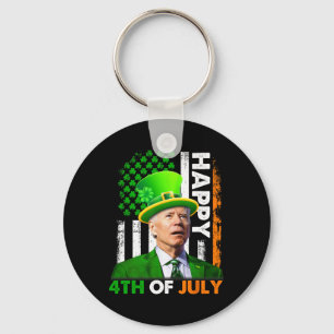 Grappige Joe Biden St Patricks Dag Gelukkig 4th va Sleutelhanger