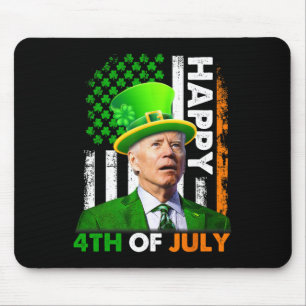 Grappige Joe Biden St. Patricks Dag Gelukkige 4e J Muismat