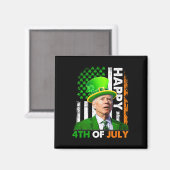Grappige Joe Biden St Patricks Day Fijne 4e Juli Magneet (Voorkant / Achterkant)