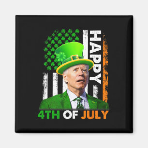 Grappige Joe Biden St Patricks Day Fijne 4e Juli Magneet