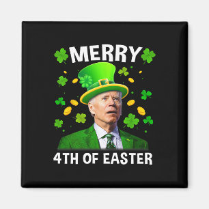 Grappige Joe Biden St Patricks Day Gelukkig 4th Pa Magneet
