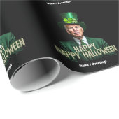 Grappige Joe Biden St. Patrick's Day in de war Cadeaupapier (Rol Hoek)