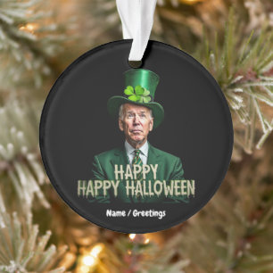 Grappige Joe Biden St. Patrick's Day in de war Ornament