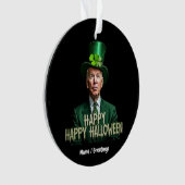 Grappige Joe Biden St. Patrick's Day in de war Ornament (voorkant)