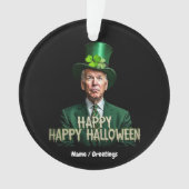 Grappige Joe Biden St. Patrick's Day in de war Ornament (voorkant)