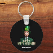 Grappige Joe Biden St. Patrick's Day in de war Sleutelhanger (Voorkant)