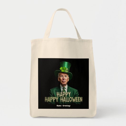 Grappige Joe Biden St. Patrick's Day in de war Tote Bag (Voorkant)