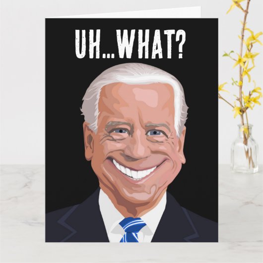 GRAppige JOE BIDEN VERWARDE VERJAARDAG ELKE KEER K Kaart (Gele Bloem)