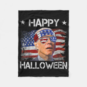 Grappige Joe Biden Vierde 4e Juli Gelukkig Hallowe Fleece Deken