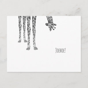 Grappige Joehoe Quote, Gedag Zeggen, Giraf Kaart