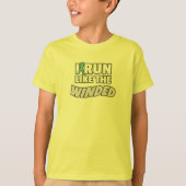 Grappige jogger runner ik loop als de winded runni t-shirt (Voorkant)