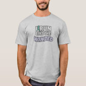 Grappige jogger runner ik loop als de winded runni t-shirt (Voorkant)