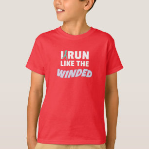 Grappige jogger runner ik loop als de winded runni t-shirt