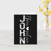 Grappige John 3 16 Want zo lief heeft God de werel Kaart (Gele Bloem)